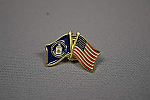 Lapel Pin Flag CIA/USA