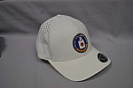 Hat PVC Patch Logo White