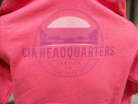 Hoodie HQ Building Pink 2X