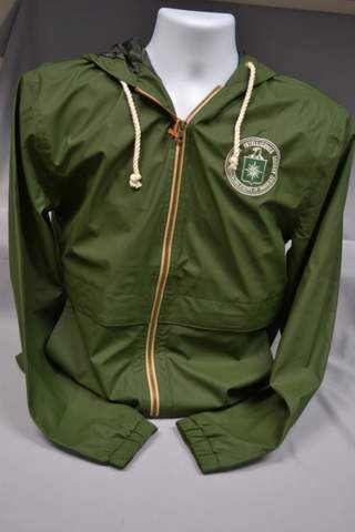 Jac Emb Logo Rain Olive/Tan 3X