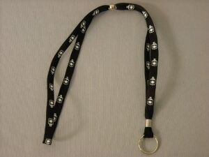 Lanyard E&S Blk DISC