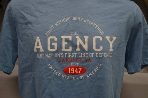 T Scrn The Agency Lgt Blue 2X