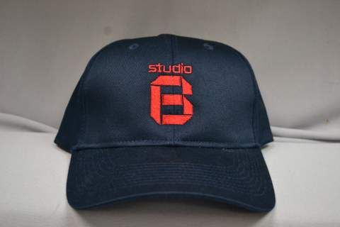Hat Emb Studio 6 Blue/Red